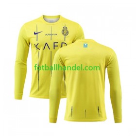 Herre Fotballdrakter Al-Nassr Hjemme 2023-24 Langermet